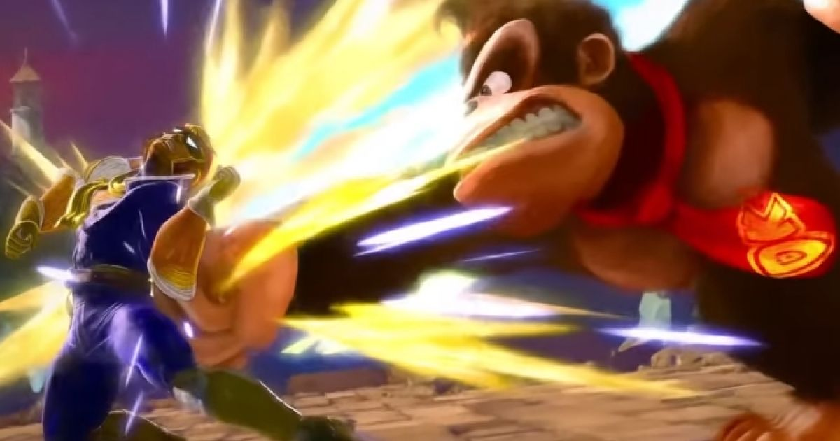 Plantilla de meme DK vs Captain Falcon