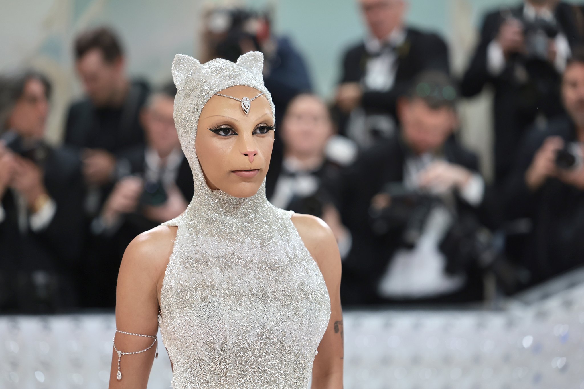 Template meme Doja Cat Met Gala