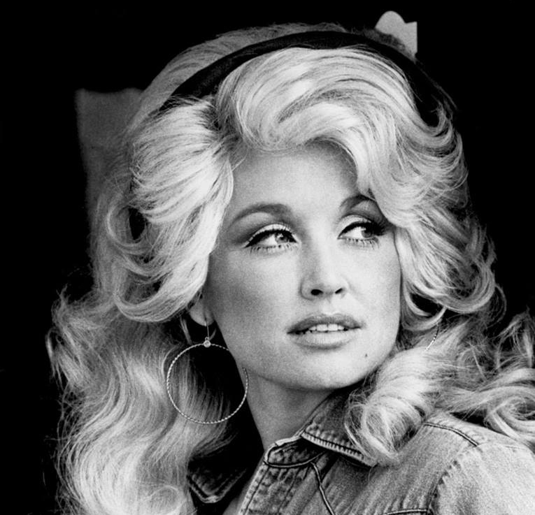 Plantilla de meme Dolly Parton B&W