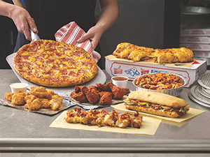 Plantilla de meme dominos feast