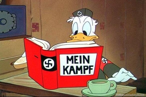 Template meme Donald Duck Mein Kampf