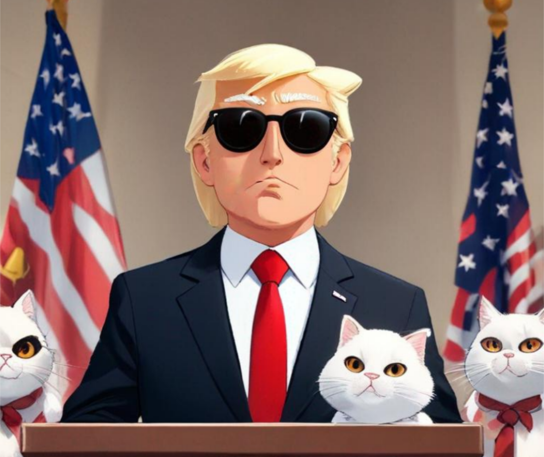 Template meme Donald Trump is Gangster