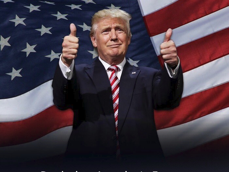 Template meme Donald Trump Thumbs Up
