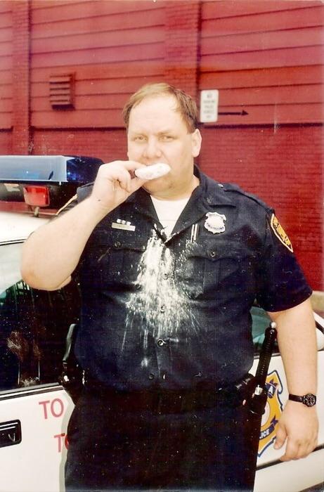 Plantilla de meme Donut cop