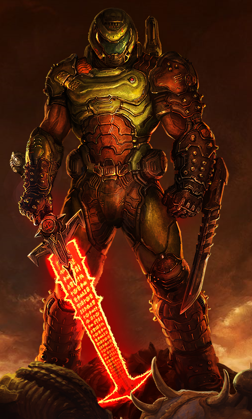 Plantilla de meme doomguy