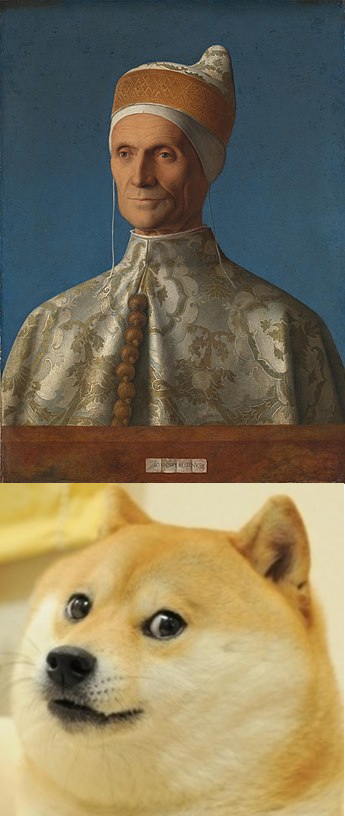 Plantilla de meme Double Doge
