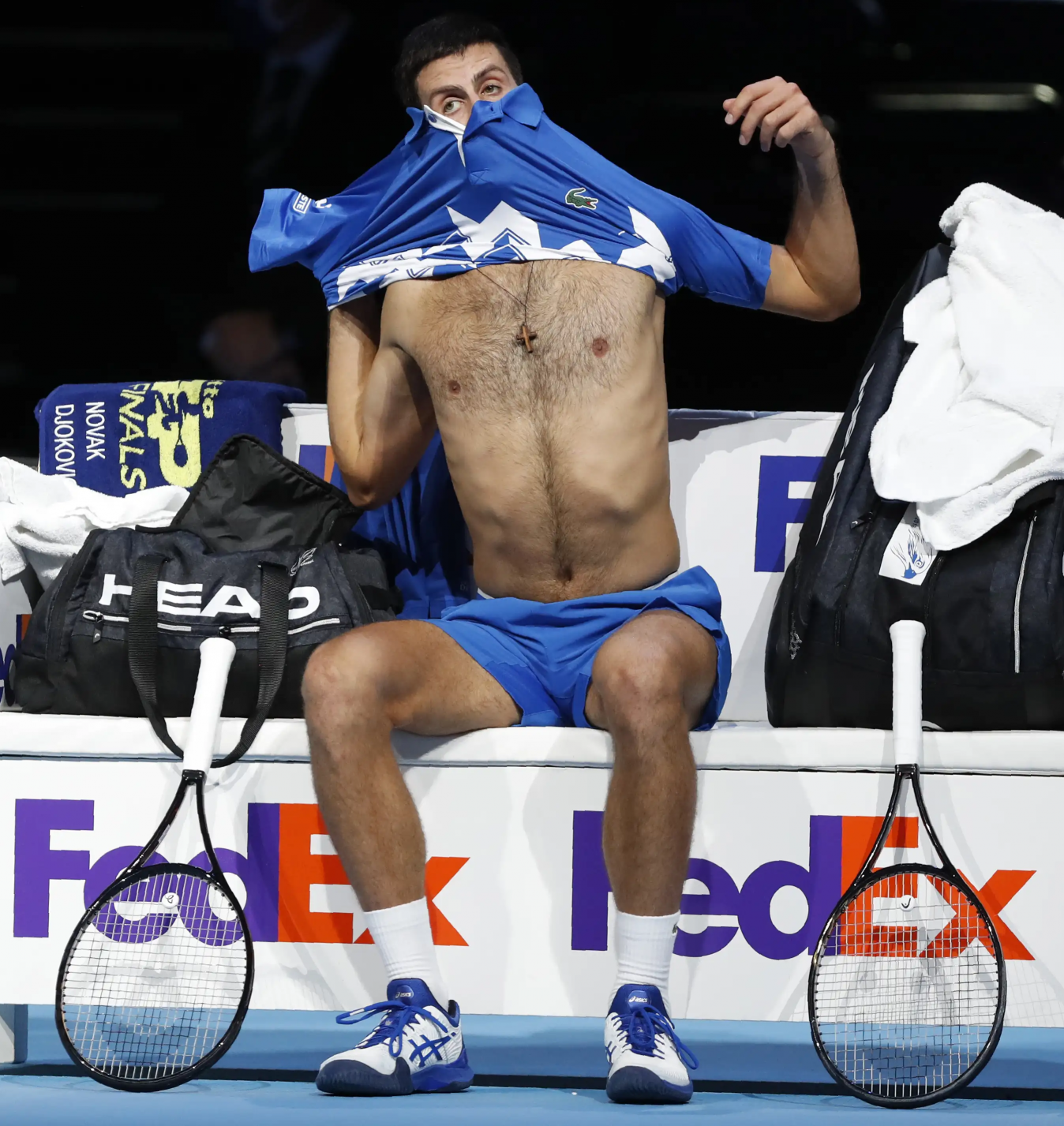 Plantilla de meme Douchebag Djokovic
