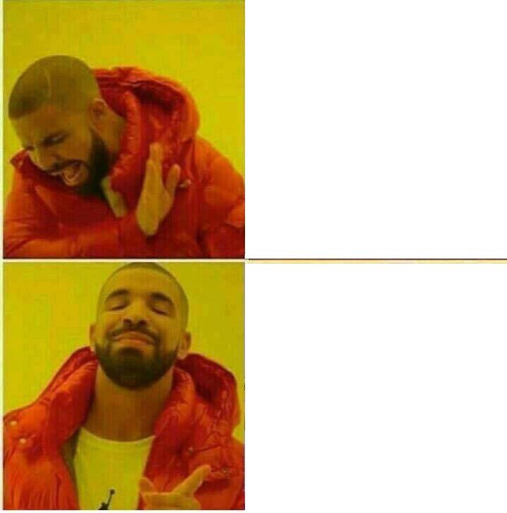 Plantilla de meme Drake Hotline approves