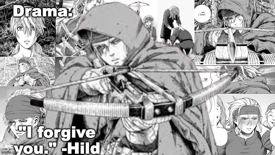 Plantilla de meme Drama Vinland Saga template (Thnx Duskit)