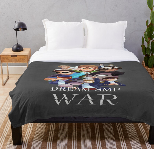 Template meme Dream SMP themed hotel room