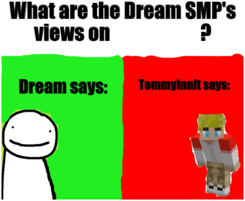 Plantilla de meme Dream SMP Views