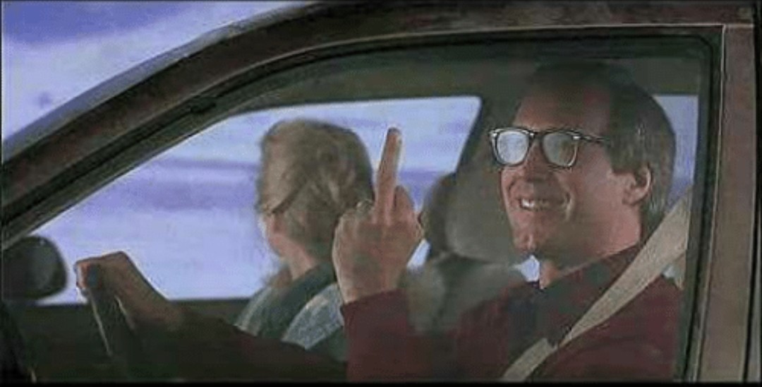 Plantilla de meme Driving past work
