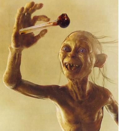 Template meme drug addict gollum