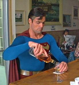 Plantilla de meme Drunk Superman