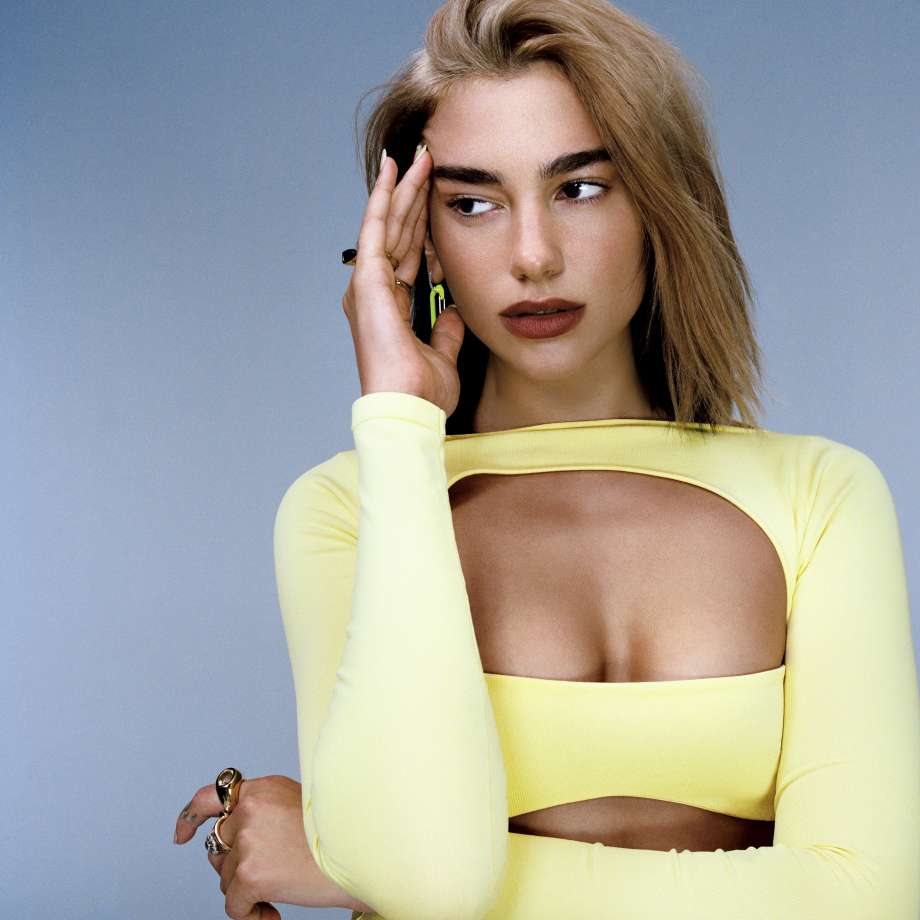 Template meme Dua Lipa cringe