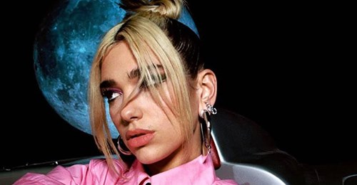Plantilla de meme Dua Lipa moon