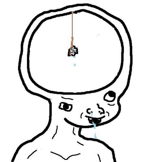 Template meme Dumb Wojak