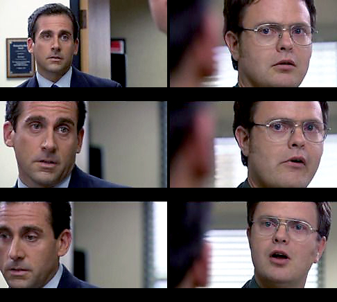 Plantilla de meme Dwight Crentist