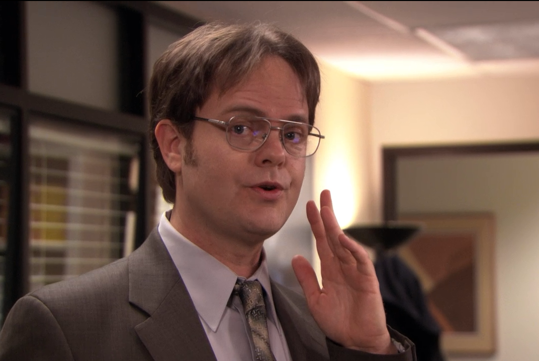 Template meme Dwight Schrute it's true