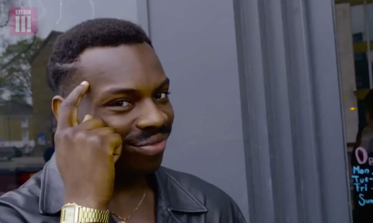 Template meme Eddie Murphy thinking