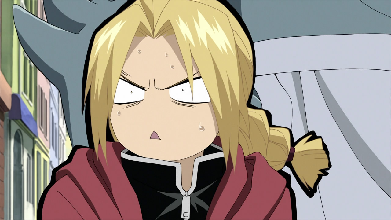 Template meme Edward Elric Angry/Shocked