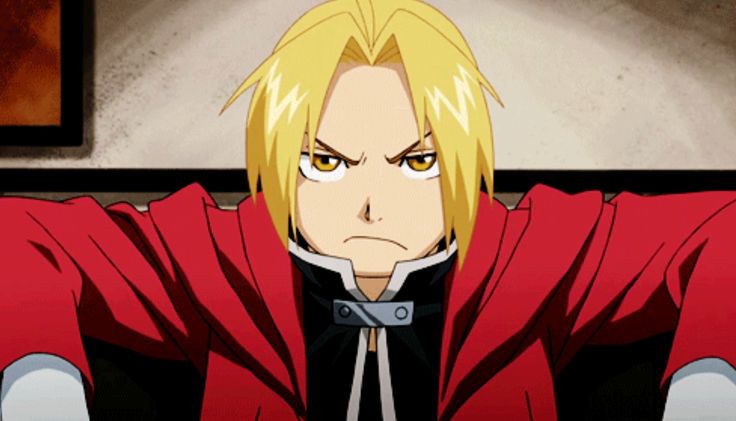 Plantilla de meme Edward Elric chateado