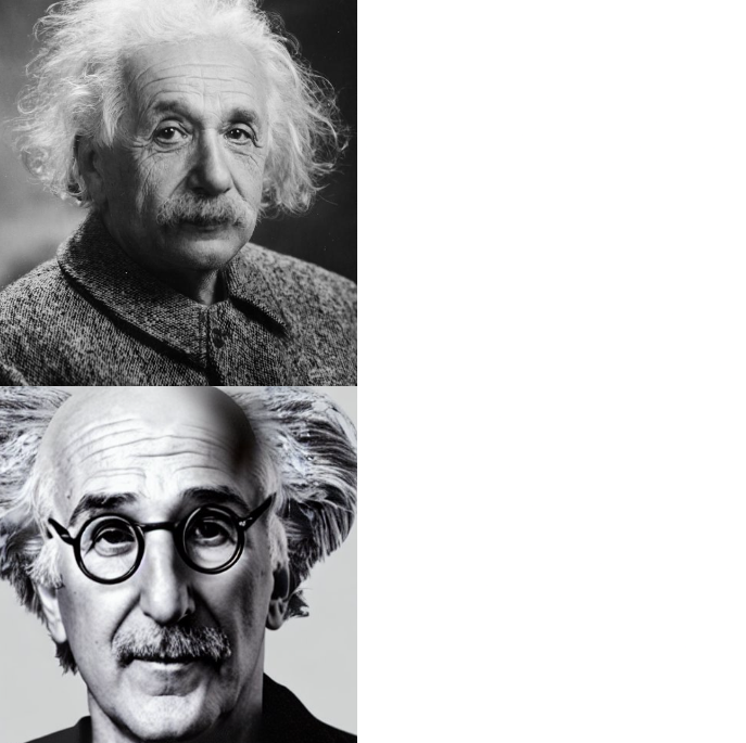Plantilla de meme Einstein Curb your enthusiasm