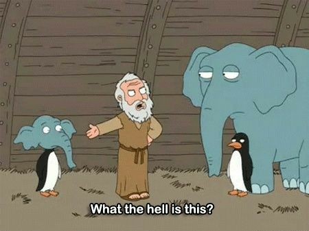 Plantilla de meme Elephant Penguin Meme