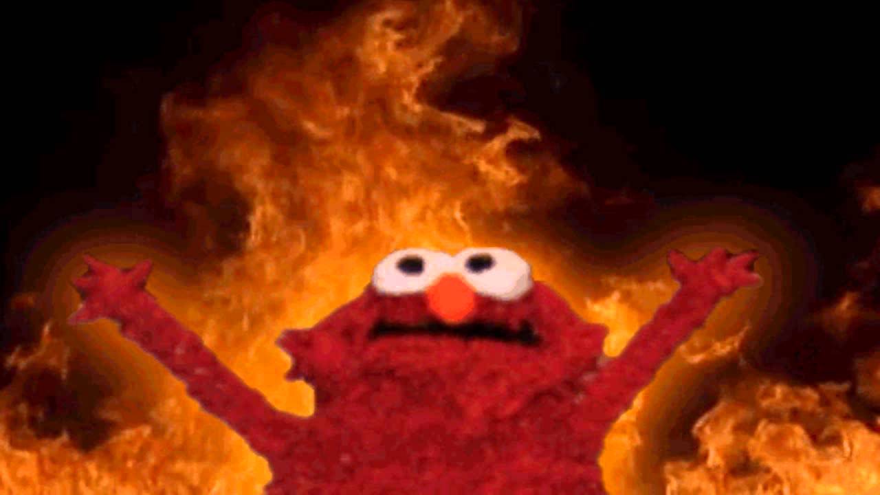 Plantilla de meme elmo fire