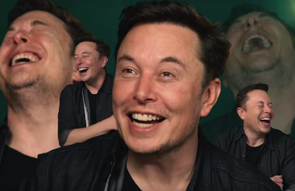 Plantilla de meme Elon Musk Laughing