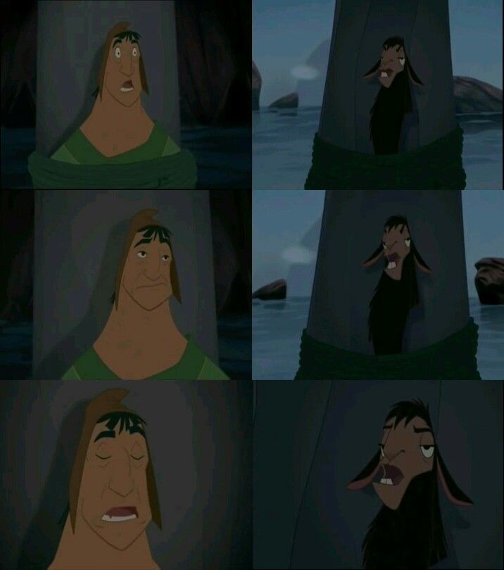 Plantilla de meme Emperor's New Groove Waterfall 