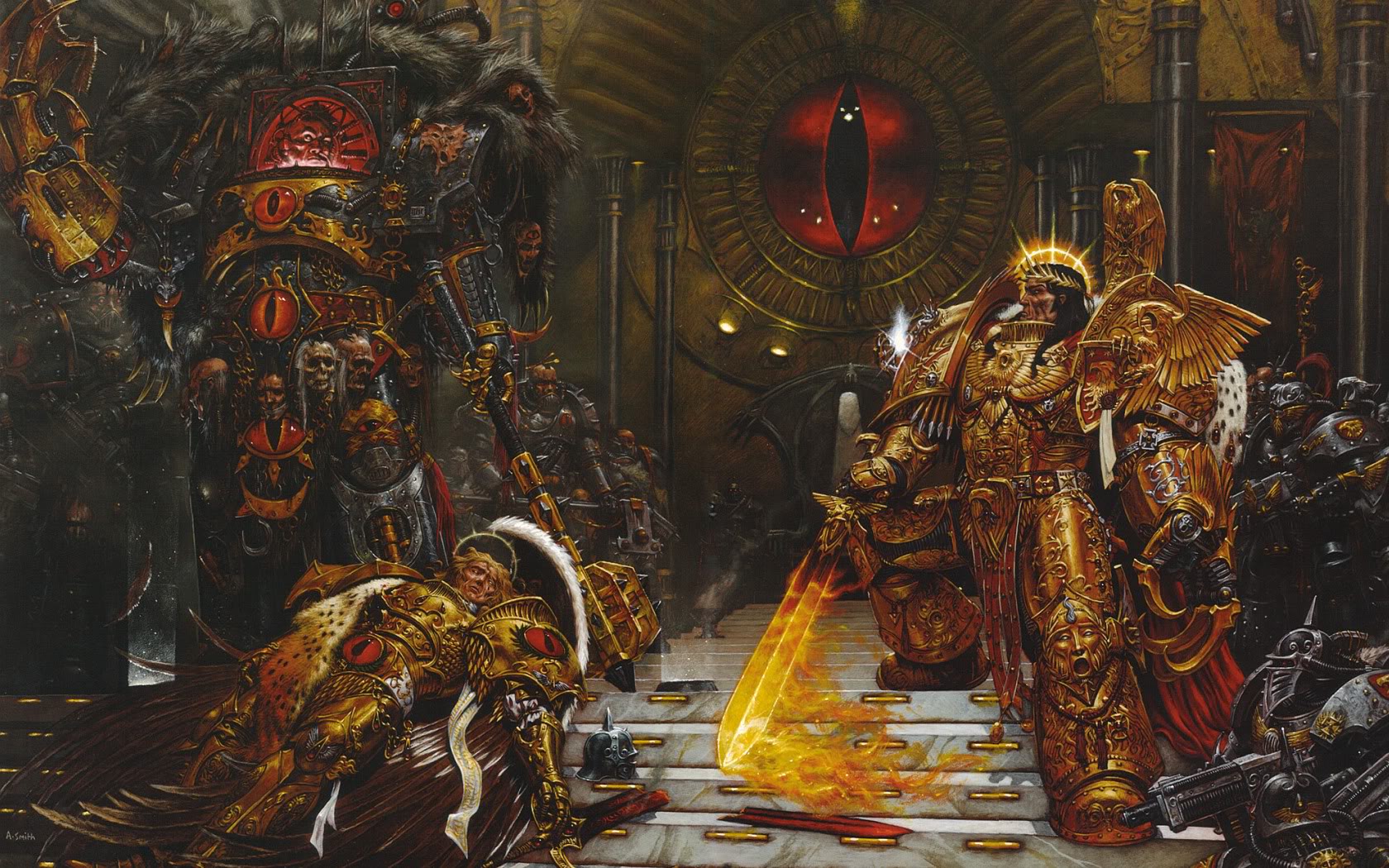 Plantilla de meme Emperor vs Horus