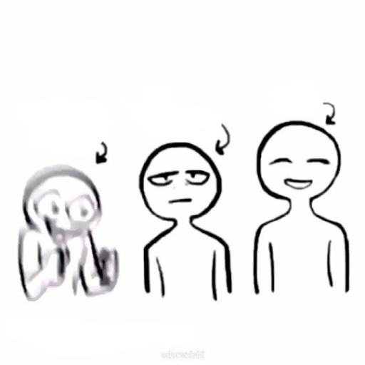 Plantilla de meme energy, no energy, clam