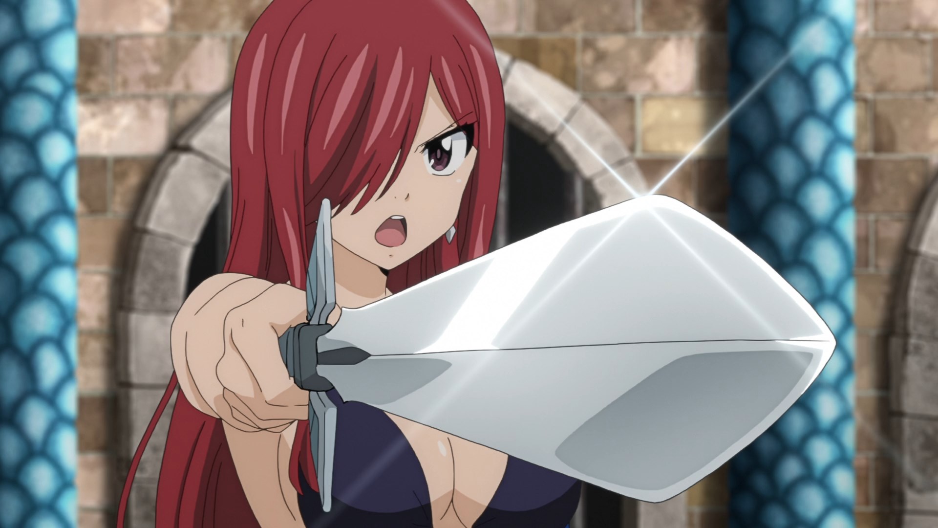 Plantilla de meme Erza Sword