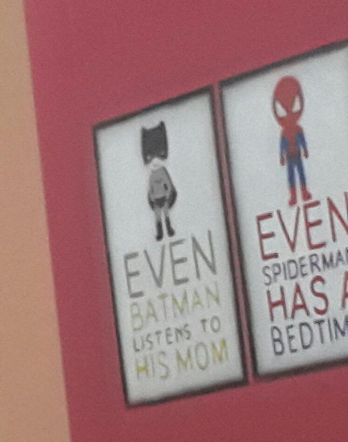 Template meme Even Batman listens to his mom
