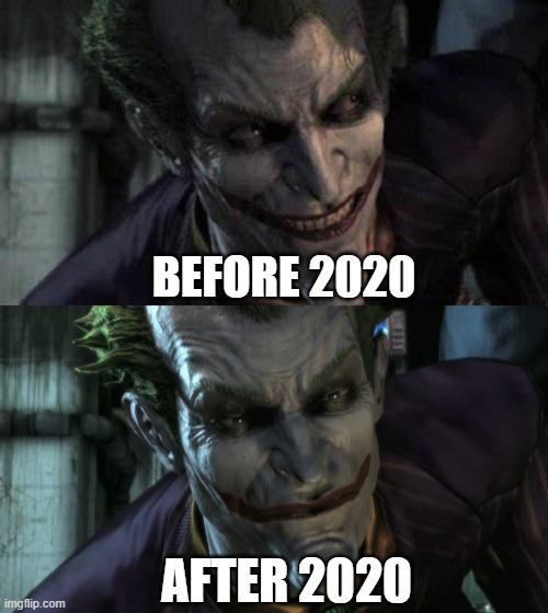 Template meme Even the Joker is tired of covid