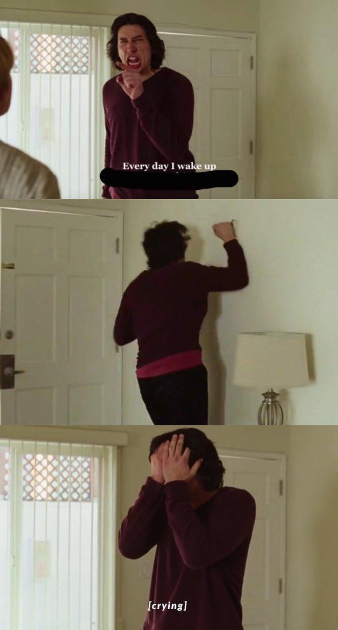 Plantilla de meme Every day I wake up