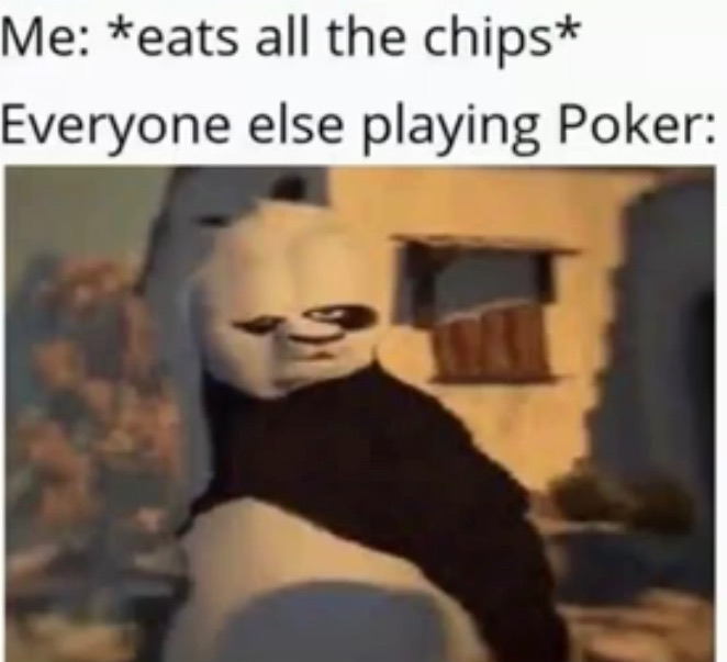Plantilla de meme Everyone playing poker