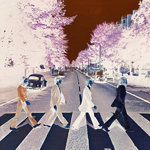 Template meme Evil beatles be like