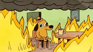 Plantilla de meme Evrything is fine