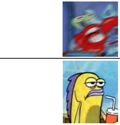 Plantilla de meme Excited vs Bored