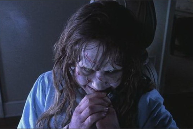 Plantilla de meme Exorcist laugh