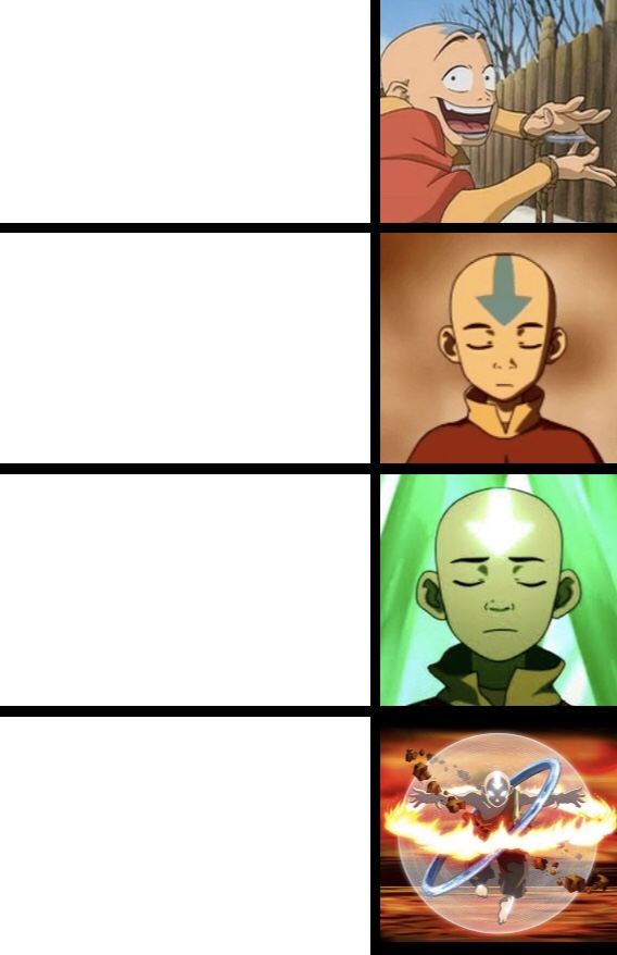 Template meme Expanding Aang