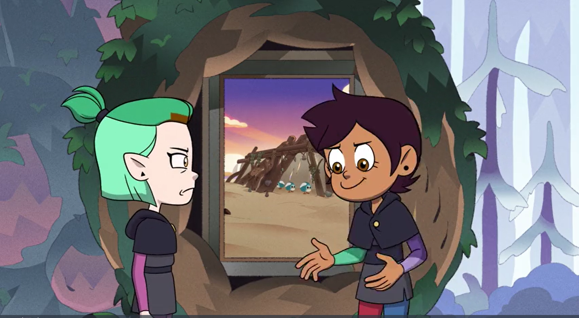 Template meme Explaining Meme: Owl House Edition