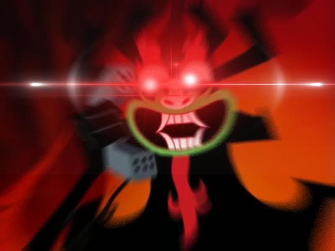 Template meme Extra Thicc Aku
