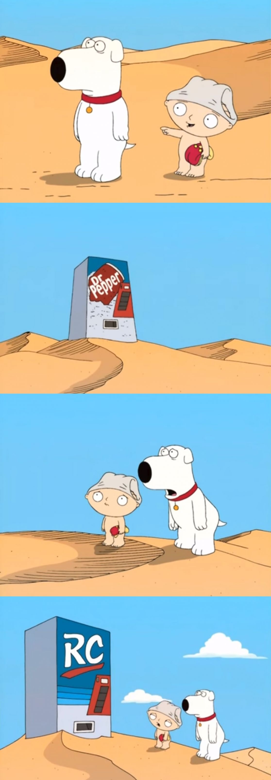 Plantilla de meme Family Guy Mirage