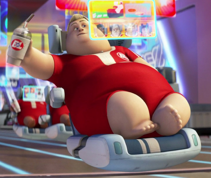 Plantilla de meme fat wall-e guy