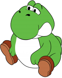 Plantilla de meme fat yoshi