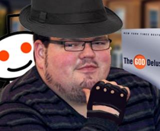 Template meme fedora obese reddit glasses fingerless gloves atheist neckbeard