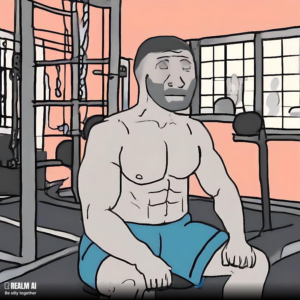 Plantilla de meme Feeling the GYM
